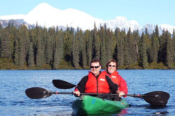 kayaking with sit-on-top-kayaks in Alaska